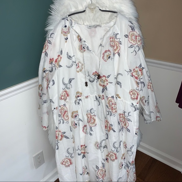 MadewellxWarm TieNeck Mini Dress Honolulu - Picture 2 of 11